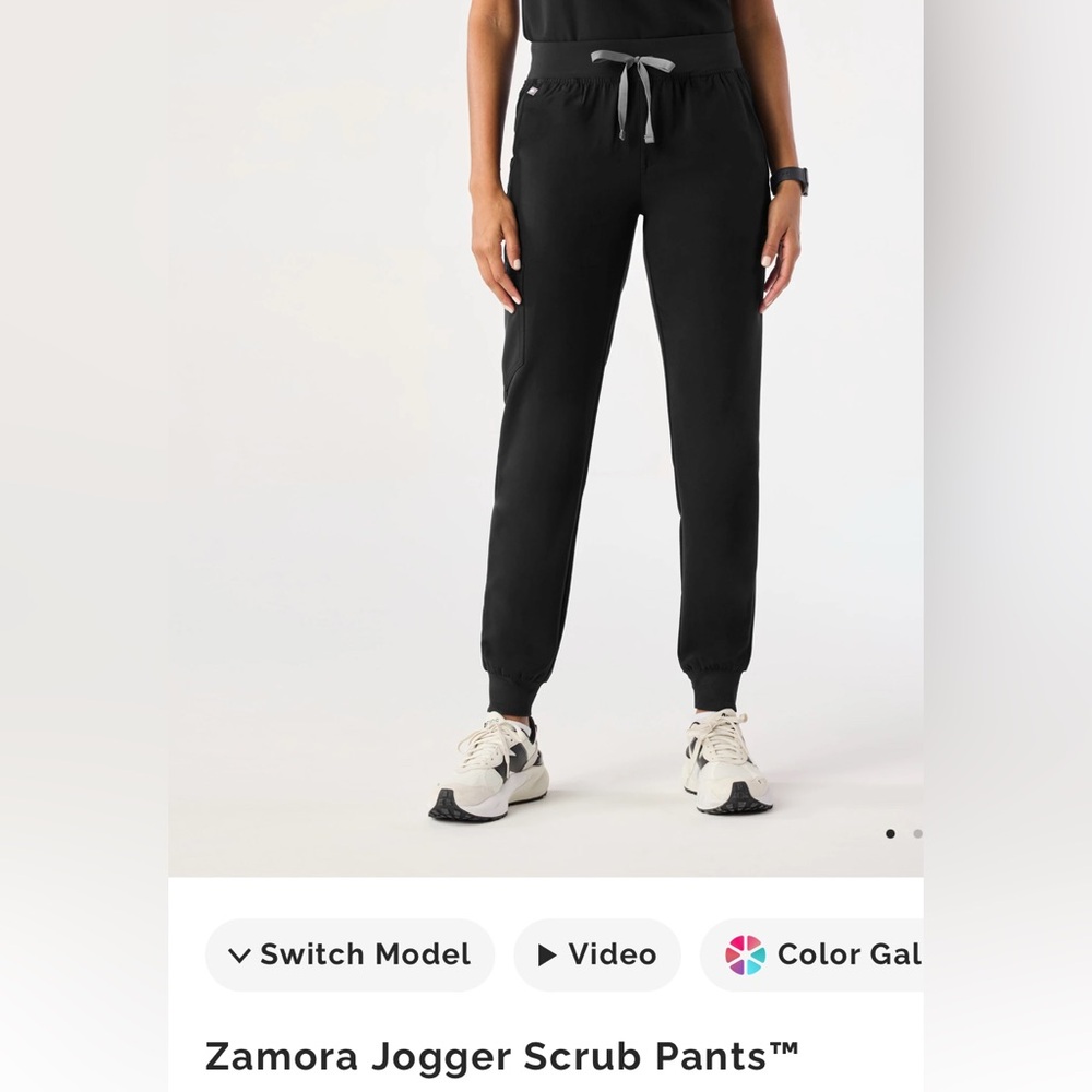 Figs Women’s Zamora jogger, size large, black